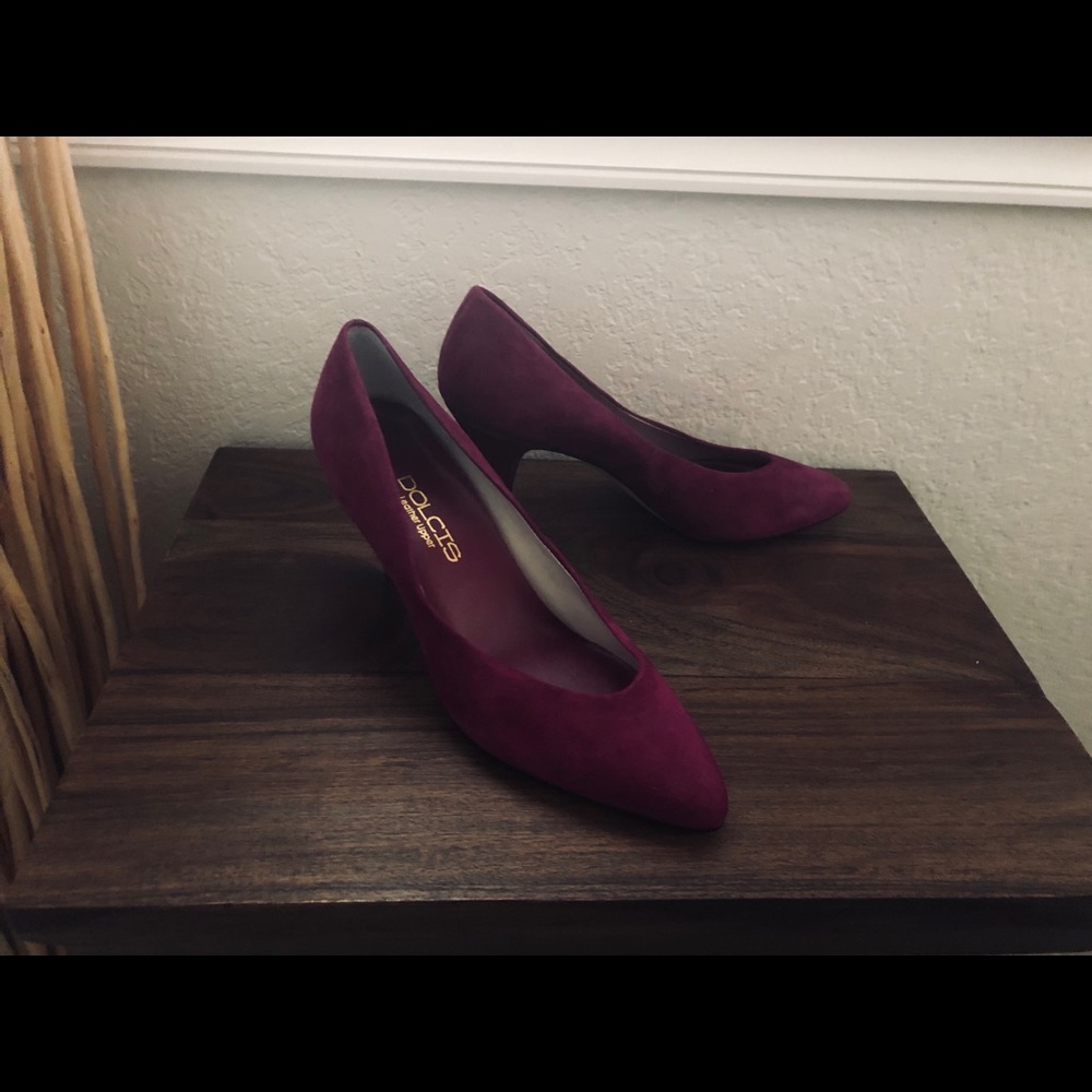 Beautifully Crafted Leather and Suede Pumps